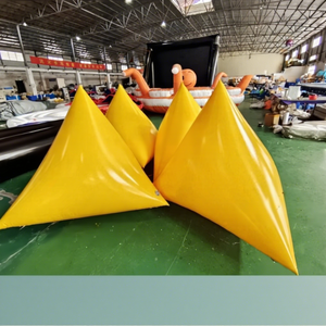 Boya triangular inflable barata, boya inflable <span class=keywords><strong>de</strong></span> natación en <span class=keywords><strong>aguas</strong></span> <span class=keywords><strong>abiertas</strong></span> para deportes acuáticos - Product Image 1