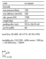 Nettoyeur haute pression LAVOR Dive 1900W 120 bars pour usage domestique, machine de lavage automatique de voitures, machine de lavage de vélos