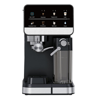 2025 Smart Home Réservoir De Lait Infusion À Froid Numérique Cafetera Professionnel Vapeur Moussant Italien Espresso Cafetière Machine