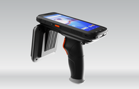 Lecteur RFID UHF longue portée 20m, PDA portable robuste IP65 avec scanner de codes-barres, processeur Octa Core MT6771 P60, pour inventaire d'actifs fixes
