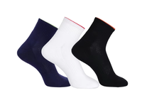 Chaussettes de sport mi-mollet respirantes à col rond, super douces, couleur unie personnalisable