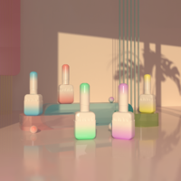 Flacon de vernis à ongles carré de 10 ml, flacon vide pour gel de construction, gel UV à retirer par trempage, pour nail art