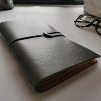 Bloc-notes de voyage Vintage en cuir PU, à couverture souple, Portable, personnalisé, carnet de notes rechargeable, carnet de notes à feuilles mobiles, planificateur