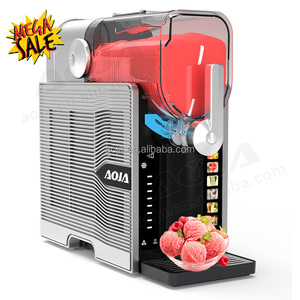 Machine à glace maison AOJA 200W, électrique, en acier inoxydable, capacité 1,6L, fonction minuterie automatique, usage domestique et commercial - Product Image 4