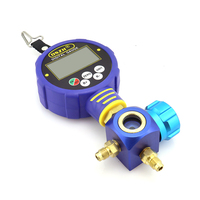 Manifold numérique de réfrigération WK-6881, pompe à vide DSZH, balance de charge de gaz réfrigérant, lumineux, intégré, manomètre unique, batterie 9v