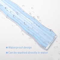 Bloc forme crème glacée transparente clavier personnalisé tapis de souris PC tapis de souris Transparent tapis de souris de jeu avec repose-poignet pour bureau à domicile