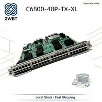 Nuevo Módulo de Cobre Cisco C6800-48P-TX-XL Catalyst 6800 Original de 48 Puertos 10/100/1000T con DFC4XL Integrado, Capacidad de Tela de 160 Gbps Máx.