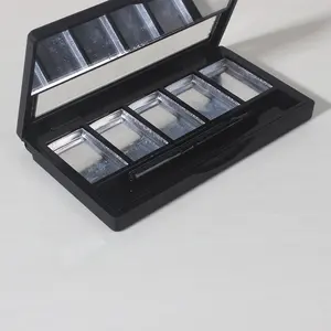 Caja <span class=keywords><strong>de</strong></span> Corrector Cuadrada <span class=keywords><strong>de</strong></span> 5 Colores para DIY, Empaque Cosmético <span class=keywords><strong>de</strong></span> Plástico ABS con Estampado en Caliente para Lápiz Labial, Rubor, Sombra <span class=keywords><strong>de</strong></span> Ojos - Product Image 2
