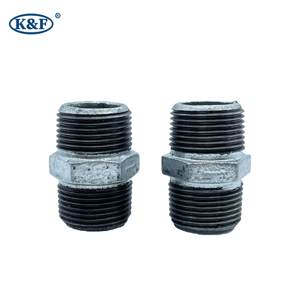 Raccord de tuyauterie galvanisé zingué à livraison <span class=keywords><strong>rapide</strong></span> - Filetage court, résistant à la corrosion, garantie 10 ans - Product Image 1