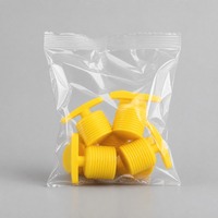 Bouchon de tirage en silicone haute température avec languette de traction pour revêtement en poudre (8-32)