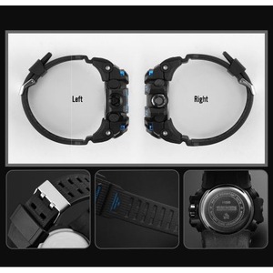 Relojes Deportivos de Moda para Hombre, Reloj Deportivo Impermeable LED Electrónico, Reloj Digital Multifunción de Goma, Relojes Para Hombres - Product Image 5