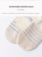 Chaussettes de basketball montantes pour jeunes, tricotées, à motif lettres dégradées, antidérapantes, en polyester/poly-coton, avec doublure haute performance, pour athlètes professionnels