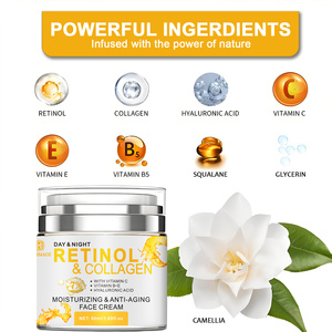 <span class=keywords><strong>Crema</strong></span> facial de retinol para la cara, <span class=keywords><strong>crema</strong></span> antiarrugas antienvejecimiento para el <span class=keywords><strong>cuello</strong></span> con colágeno, ácido hialurónico, hidratante de día y noche para hombres y mujeres - Product Image 3