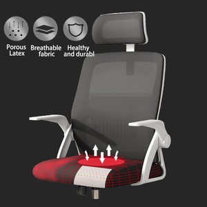 Charmount Modern Factory Direct Sales Office <b>Chair</b> Headrest Adjustable Height Mesh Swivel Conference for Home Computer Use CT-OF - Product Image 4