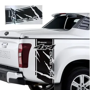 G. YCSUNZ — autocollants de voiture, en vinyle, pour d-max 2012 à 2020, accessoires de décoration de lit, rayures de patte de CABINE, hors route, 4x4