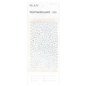 Adesivi con Strass ILAN 39030-1, Decalcomanie Brillanti Rimovibili per Nail Art - Product Image 2