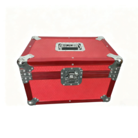 Flight Case à cadre en aluminium de taille/couleur personnalisée avec plate-forme pour ordinateur portable et espaces de rack 2U étui tout-terrain en mousse prédécoupée