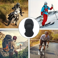 Cagoule de moto intégrale camouflage respirante imperméable unisexe pour l'extérieur et la protection solaire