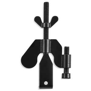 Dispositivo de Bloqueo de Puerta con Alarma de Seguridad Inalámbrico, Montado en la Parte Superior, de Aleación de Zinc, Impermeable, Duradero, Color Negro, para Habitación Individual, Baño de Mujer, Hogar - Product Image 1