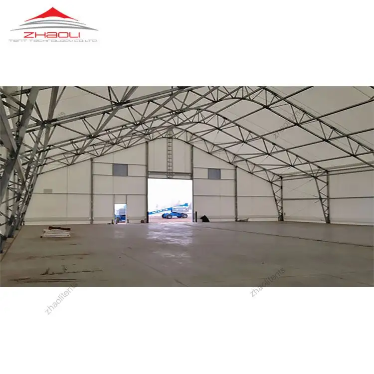 Factory High Quality Silo Building Fabrication Shipping Container Garage Roof Storage Tent Hot Dip Truss