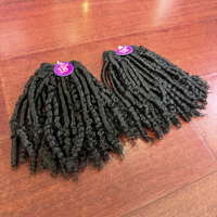 OrientFashion Extensions de Cheveux Synthétiques de Haute Qualité, Mélange de Cheveux Bouclés Pixie, Jerry Curly, Boucles Rebondissantes, Solution en 1 Paquet