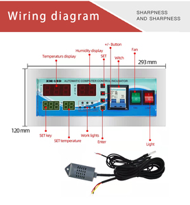 Xm18d XM-18D kỹ thuật số đa chức năng điều khiển nhiệt độ độ ẩm lồng ấp cho gà trứng nở tự động Máy Ấp Trứng - Product Image 5