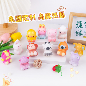 Easter Egg Toy Pu Slow Rebound Color Printing Egg Bunny Squeeze Play Release Stress Ball Toy Wholesale Easter Holiday Supplies - Product Image 4