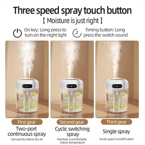 เครื่องเพิ่มความชื้นในอากาศแบบรีโมทคอนโทรล ความจุ 3.5 ลิตร ควบคุมได้สามระดับ พร้อมฟังก์ชั่นกระจายกลิ่นหอมแบบสองช่องทาง สำหรับใช้ในบ้านและโรงแรม แบบตั้งโต๊ะ - Product Image 6