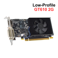 OEM New Desktop GeForce GT 610 2GB DDR3 GPU with PCI Express 2.0 X16 HD Support DVI/HDMI/VGA GT610 Graphic Card