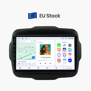 Junsun <b>Wireless</b> Carplay Car Radio for Jeep Renegade 2016-2020 Car <b>Bluetooth</b> GPS Navigation Multimedia Android Video Player - Product Image 1