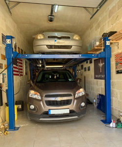 Pont élévateur <span class=keywords><strong>auto</strong></span> à 4 poteaux et double niveau 4000 kg avec roulettes GG Lifters PFP40/2100 pour <span class=keywords><strong>garage</strong></span> et parking, garantie 2 ans - Product Image 5