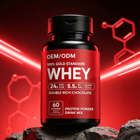 Complément Sportif Yiteng JR-DB pour Adultes, Isolat de Protéine de Lactosérum en Capsules pour Prise de Masse Musculaire, Soutien Immunitaire, 60 Capsules par Lot (OEM/ODM)