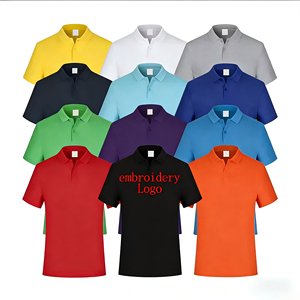 Factory Direct Custom Embroidery Logo Polyester Polo Shirt Business Advertising Promotional Work Uniform Shirt Polo Shirt