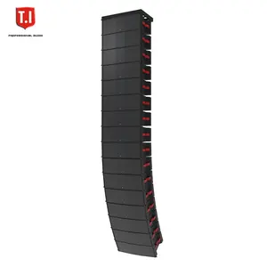 T.I Pro Audio high quality professional dual 15 inch 3 way sound system passive audio line array speakers