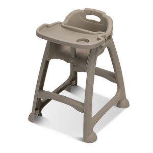 Silla de Comedor para Bebé Ajustable y Cómoda, Desmontable, Apilable, Silla Infantil de Patas Altas con Bandeja para Restaurante - Product Image 1