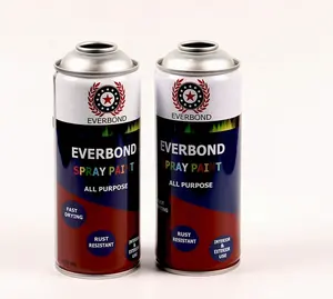 Spray de pintura aerósol lata e aerósol de metal latas