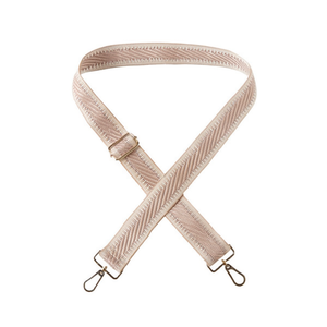 Correa de cincha de 4 cm color caqui con ganchos metálicos para bolsos - Product Image 2