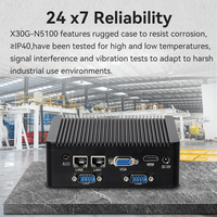 Mini PC Industrial sin Ventilador con Doble LAN, RS232, RS485, N5100, J4125, Ubuntu Linux para Kioscos y Señalización Digital