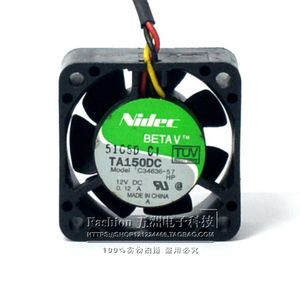 นิเด็ค เบต้า วี ทา 150 ดีซี 12V 0.12A 40x20 มม.พัดลมระบายความร้อนแบบลูกปืนคู่สำหรับเคสคอมพิวเตอร์ - Product Image 1