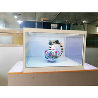 Vitrina de Exhibición LCD Transparente con Sistema Android, Reproducción en Bucle, para Promoción de Marca y Ferias Comerciales