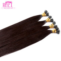 Cheveux colorés pour femmes, blond platine ombré, reflets longs, brun clair, méthode de belle fille, cheveux Nano, magasin, vente en gros