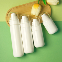 Emballage vide pour toner de soin de la peau, logo personnalisé, flacon vaporisateur fin en PET blanc pour le visage