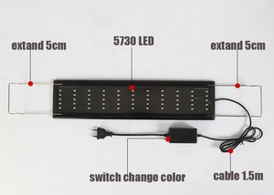 Quanlong Fish Tank Lamp Vijf Rijen Kleurrijke Zoetwaterplant Kweek <span class=keywords><strong>Aquarium</strong></span> Led Lichtbeugel Rif - Product Image 3