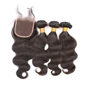 2024 Best Selling Body Wave 12A Human Virgin Unprocessed Hair Transparent Lace Closure For Woman