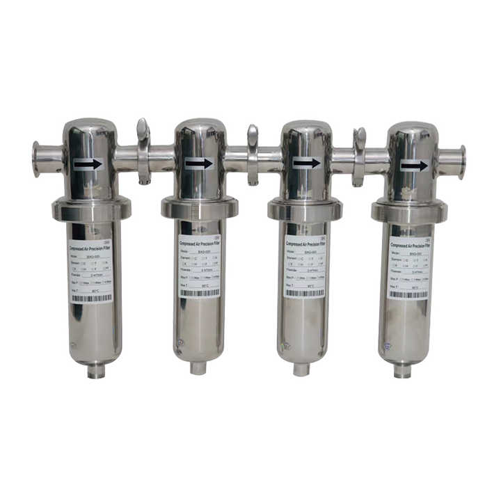 16 bar High Pressure 2m3/min Filter Stainless Stainless Steel Precision ...