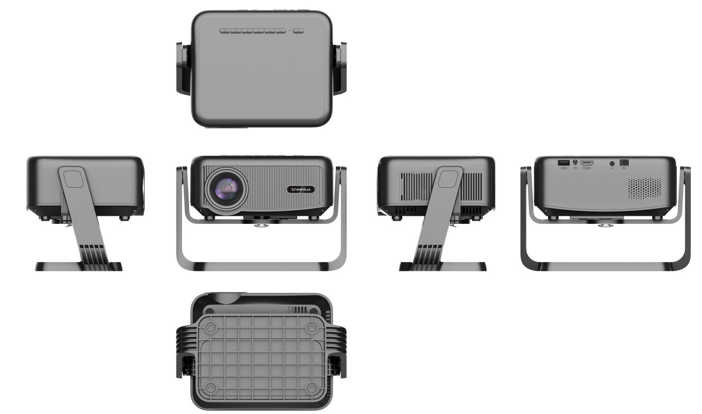 ポータブルプロジェクター　 小型プロジェクター 5G WiFi ミニポータブルプロジェクター Wifi 2.4G 5G 180ANSIルクス 映画