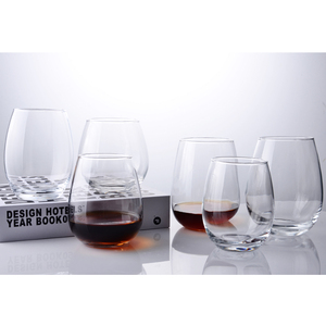 Consegna Rapida, Confezione all'Ingrosso di Bicchieri da Vino Senza Stelo da 20oz 55 Cl 550ml, Trasparenti e Portatili, con Logo Personalizzato - Product Image 5