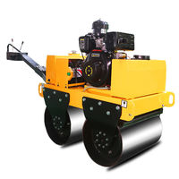 Rouleau compresseur manuel à double tambour pour sols et asphalte SVH50 pour espaces étroits