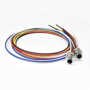 M12 Bảng điều chỉnh kết nối L mã điện hàn cáp phía trước gắn chặt công nghiệp nam ổ cắm IP67 không thấm nước M12 nối 5 pin - Product Image 5