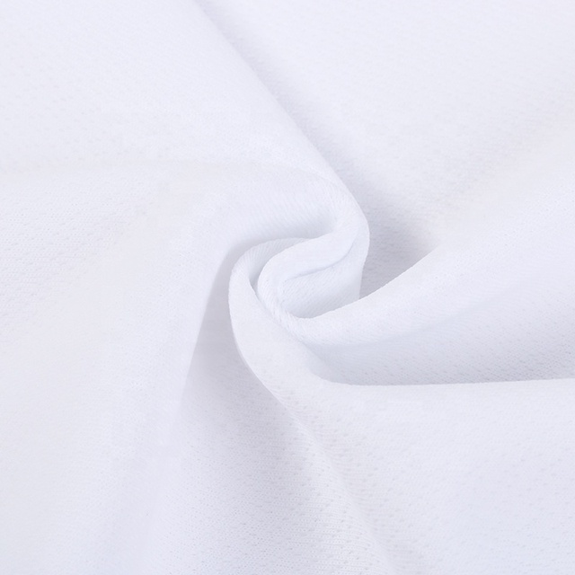 UPF 50+ Cooling Quick Dry 100%polyester Mesh Sports Fabric for Sportswear